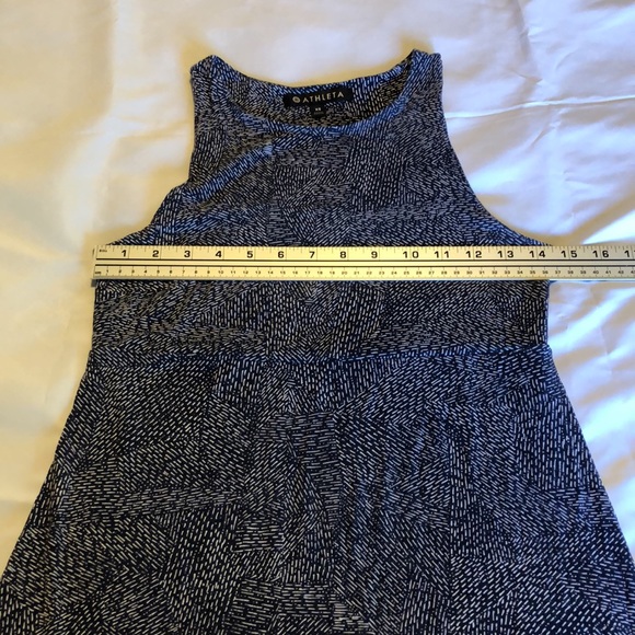 Women’s size extra small Athleta blue and white dress - Picture 6 of 11